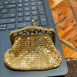 Whiting & Davis Gold Mesh Clutch